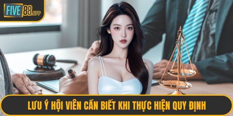 Lưu ý hội viên cần biết khi thực hiện quy định